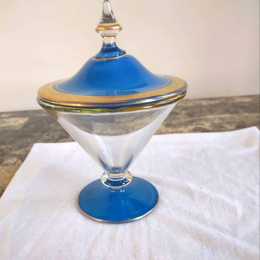 Vintage pedestal dish